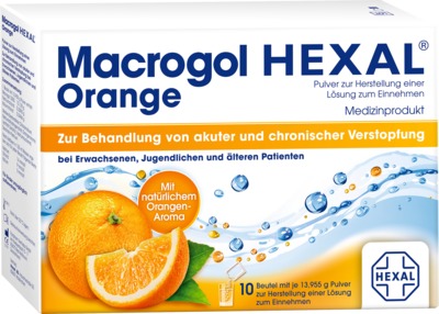 Macrogol HEXAL Orange  10 St Beutel