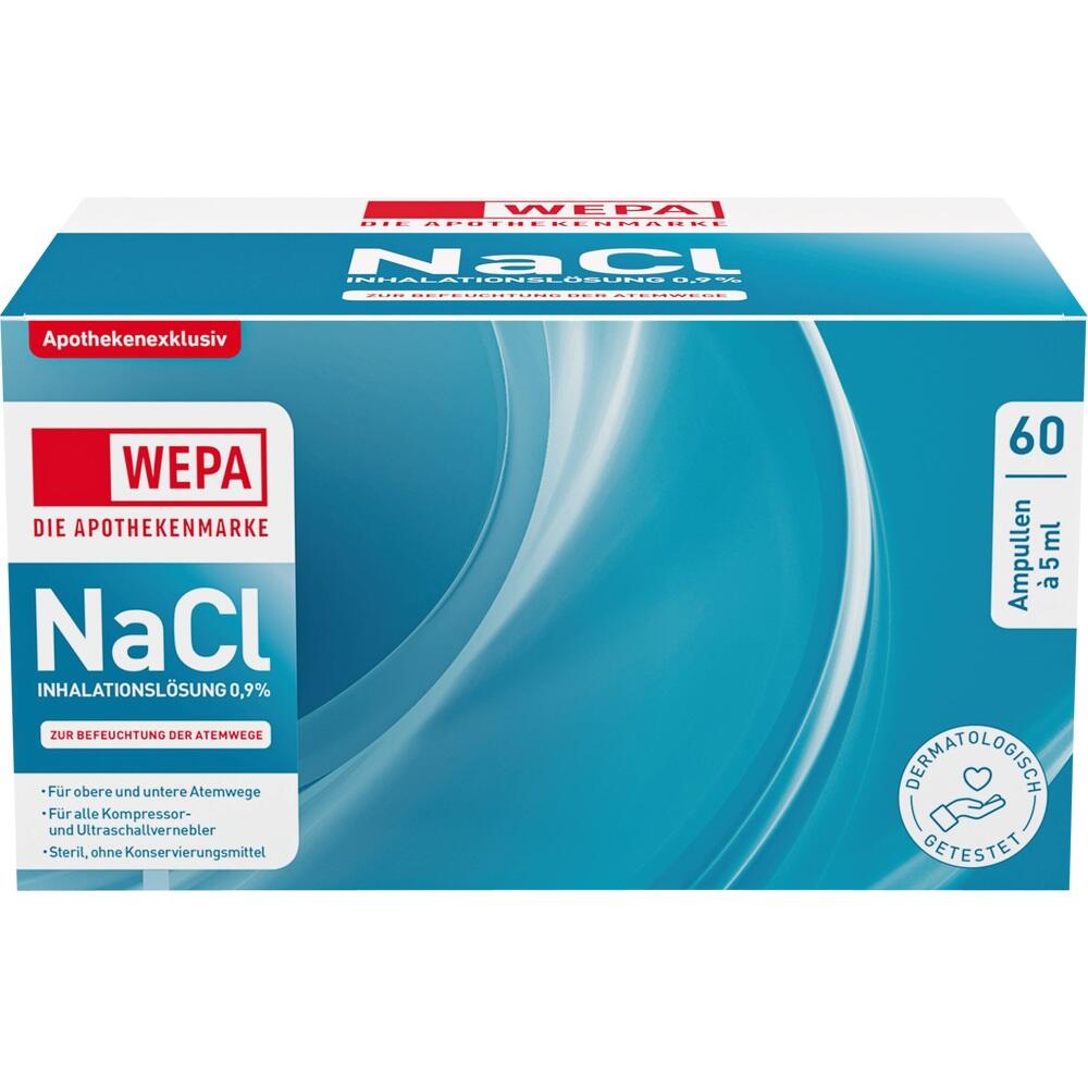 WEPA NaCl Inhalationslösung 0,9% 60X5 ml Inhalationslösung