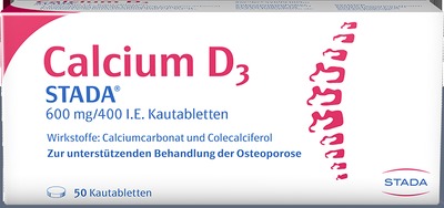 Calcium D3 STADA 600mg/400 I.E.  50 St Kautabletten