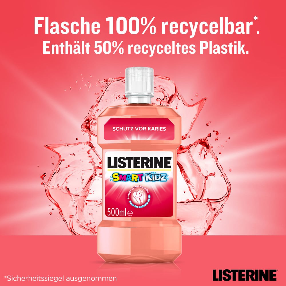 LISTERINE Smart Kidz Mild Berry 500 ml Lösung LISTERINE Smart Kidz Mild Berry 500 ml Lösung