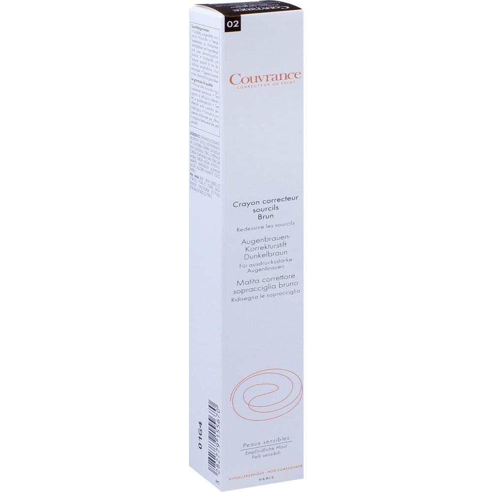 Avène Couvrance Augenbrauen Korrekturstift 02 dunkelbraun 1.19 g Stifte