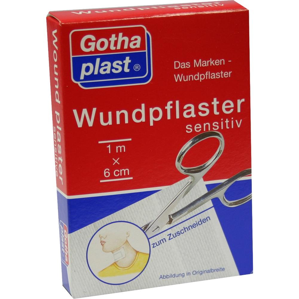 GOTHAPLAST Wundpfl.sensitiv 6 cmx1 m geschnitten 1 St Pflaster