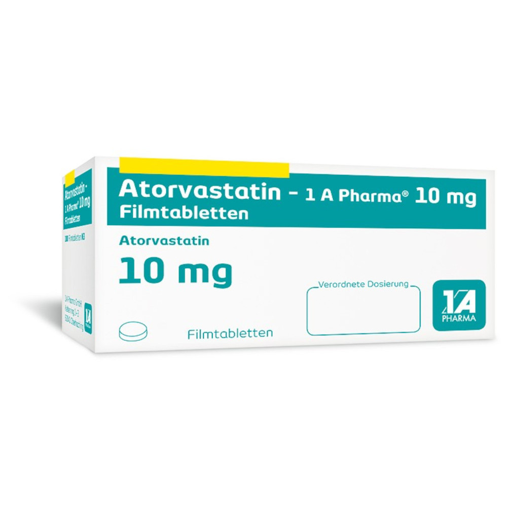 Atorvastatin-1A Pharma 10mg 100 St Filmtabletten