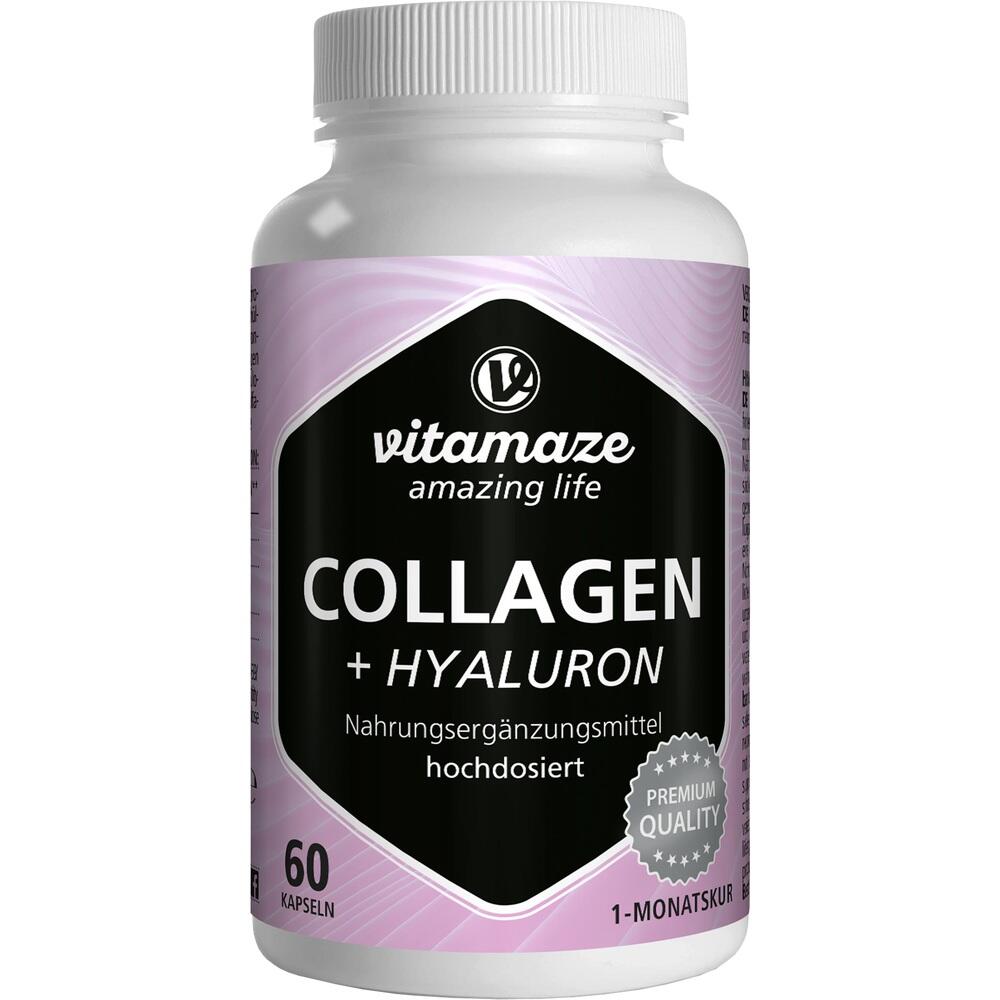 vitamaze COLLAGEN 300 mg + Hyaluron 100 mg 60 St Kapseln
