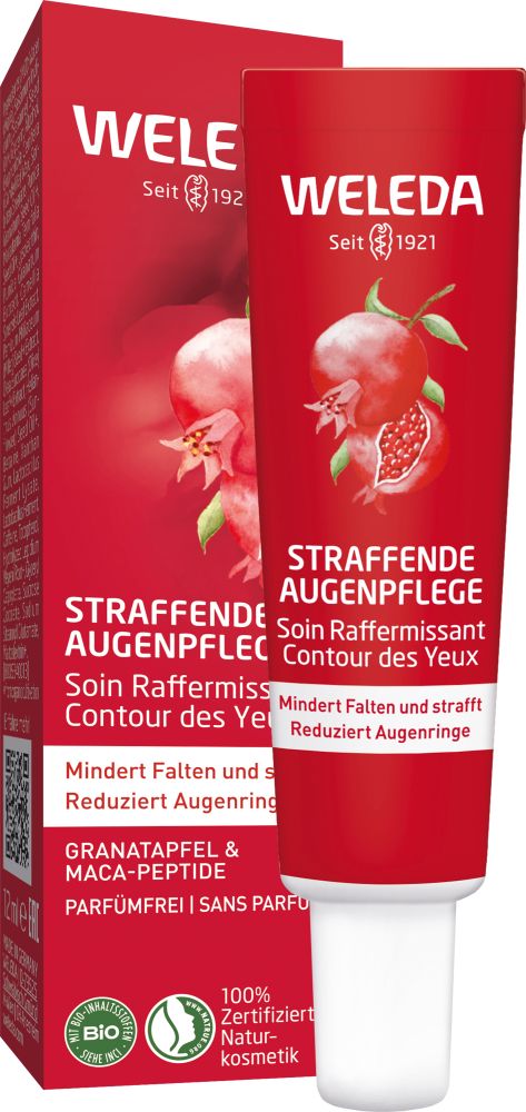 Weleda Straffende Augenpflege Granatapfel & Maca-Peptide 12 ml Augencreme
