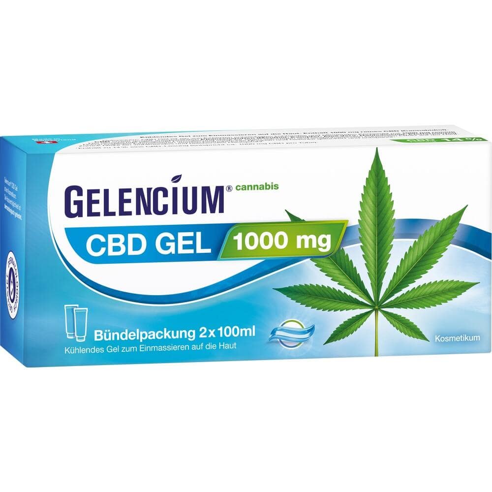 GELENCIUM cannabis CBD GEL 2X100 ml Gel