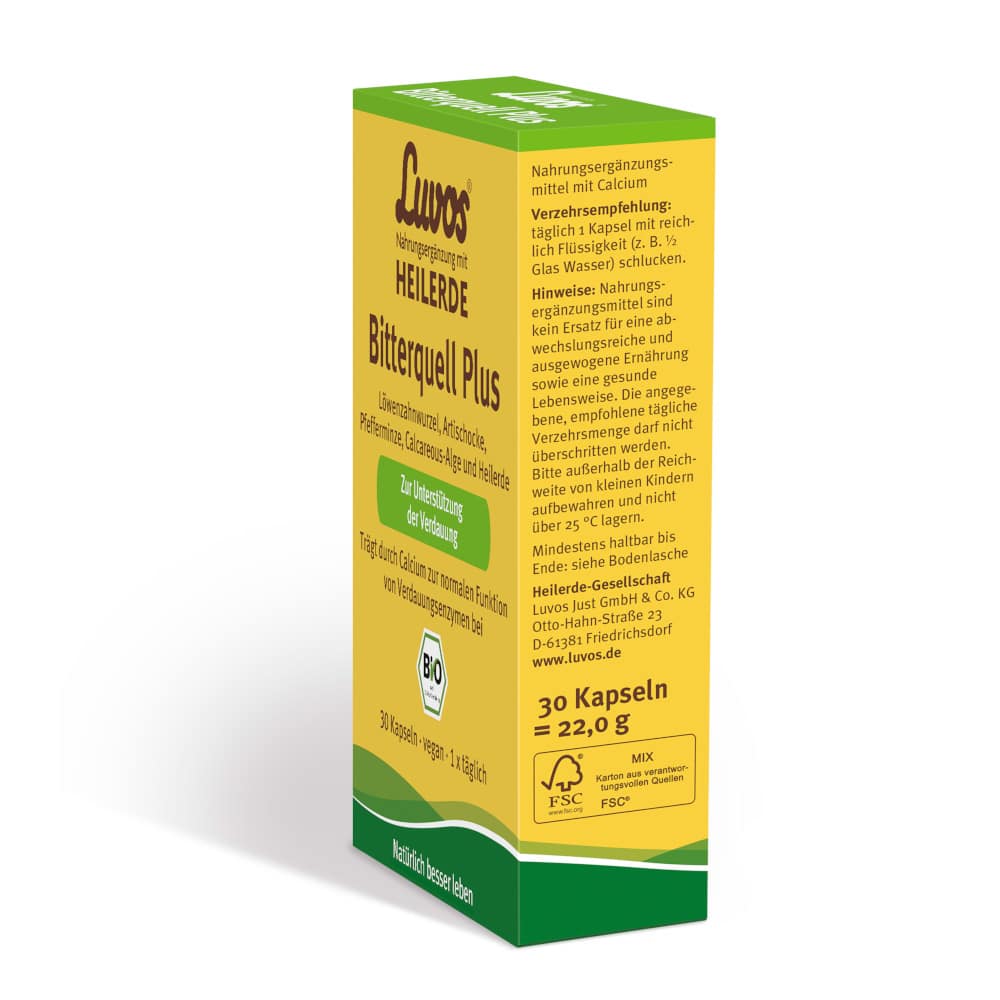 Luvos HEILERDE Bitterquell Plus  30 St Kapseln