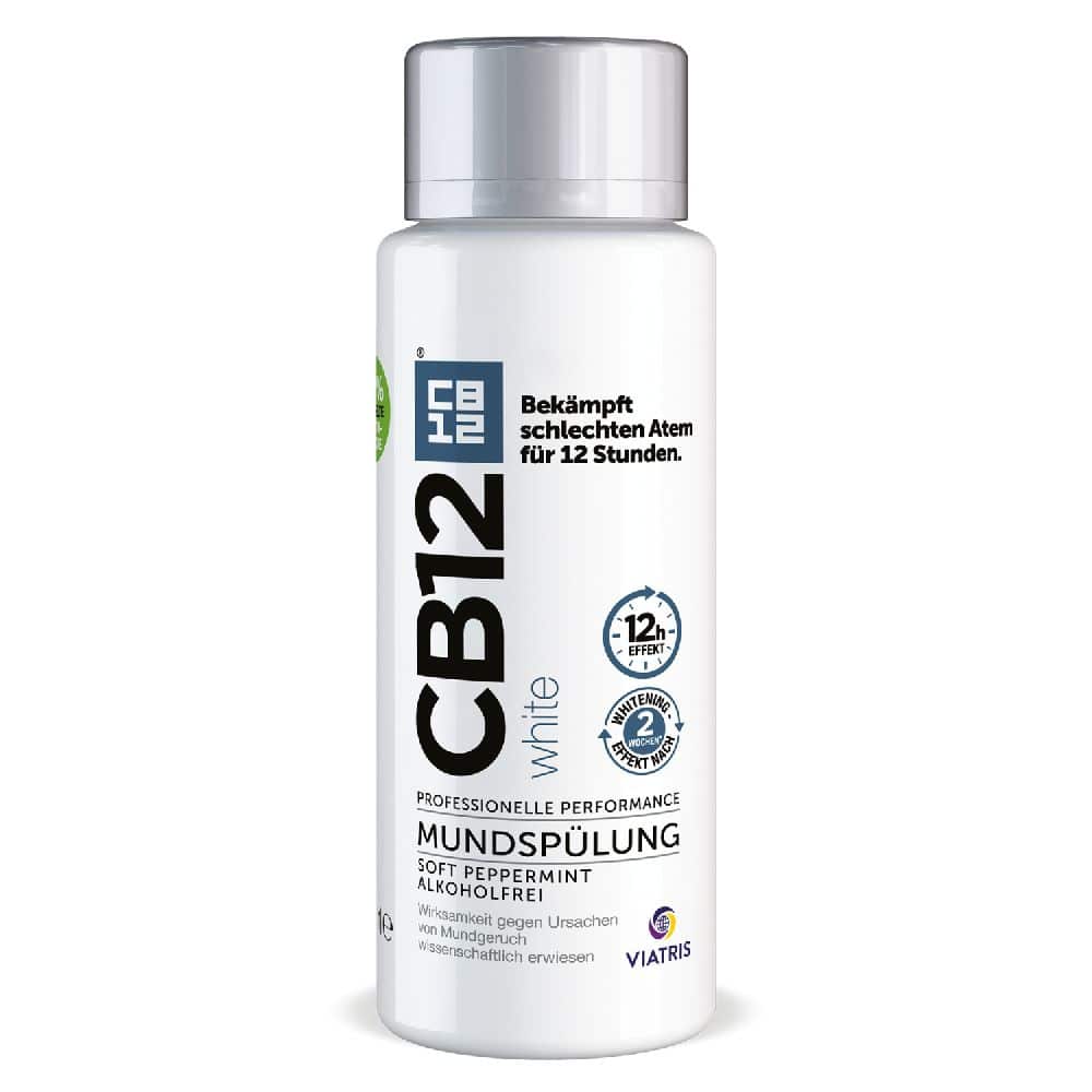 CB12 white MUNDSPÜLUNG SOFT PEPPERMINT ALKOHOLFREI 500 ml Spüllösung