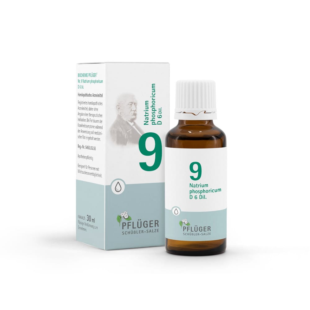 Schüßler-Salz Nr. 9 Natrium phosphoricum D6 30 ml Tropfen