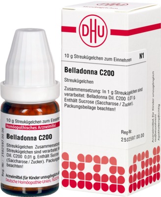 BELLADONNA C 200 Globuli 10 g Globuli