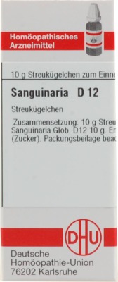 SANGUINARIA D 12 Globuli 10 g Globuli