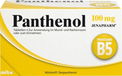 PANTHENOL 100 mg Jenapharm  100 St Tabletten