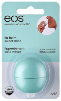 EOS Organic Lippenbalsam Süße Minze Blister 1 St Balsam