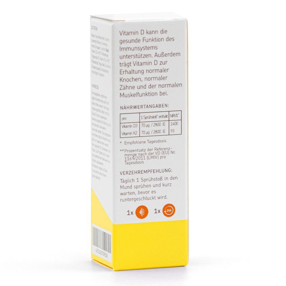 cerascreen Vital LIQUID SUNSHINE Vitamin D + K2 Spray 30 ml Spray cerascreen Vital LIQUID SUNSHINE Vitamin D + K2 Spray 30 ml Spray