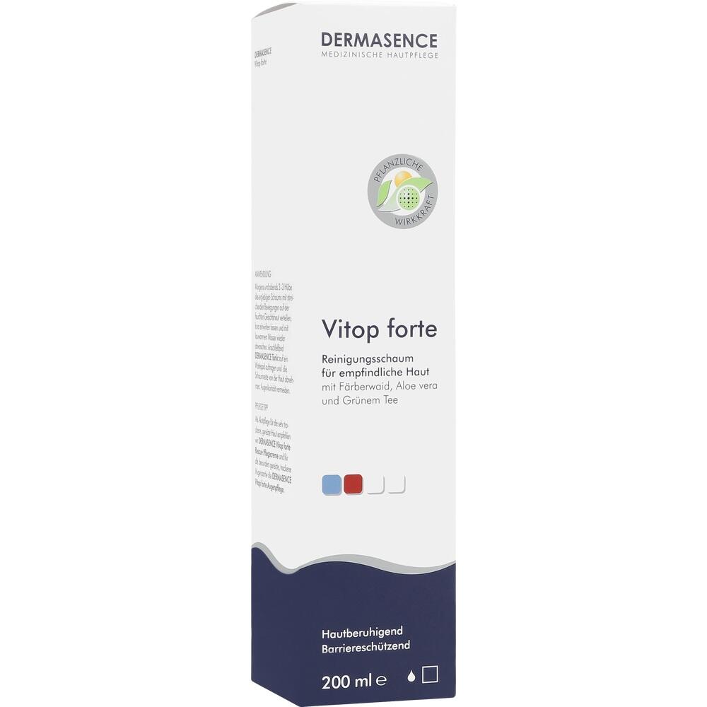 DERMASENCE Vitop forte Reinigungsschaum 200 ml Schaum