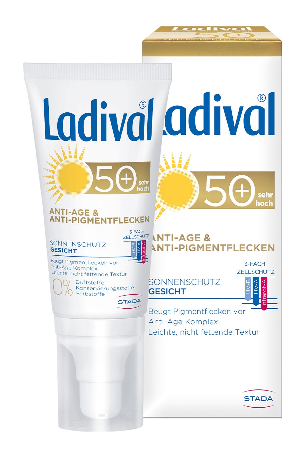 Ladival ANTI-AGE & ANTI-PIGMENTFLECKEN LSF 50+ GESICHT 50 ml Creme