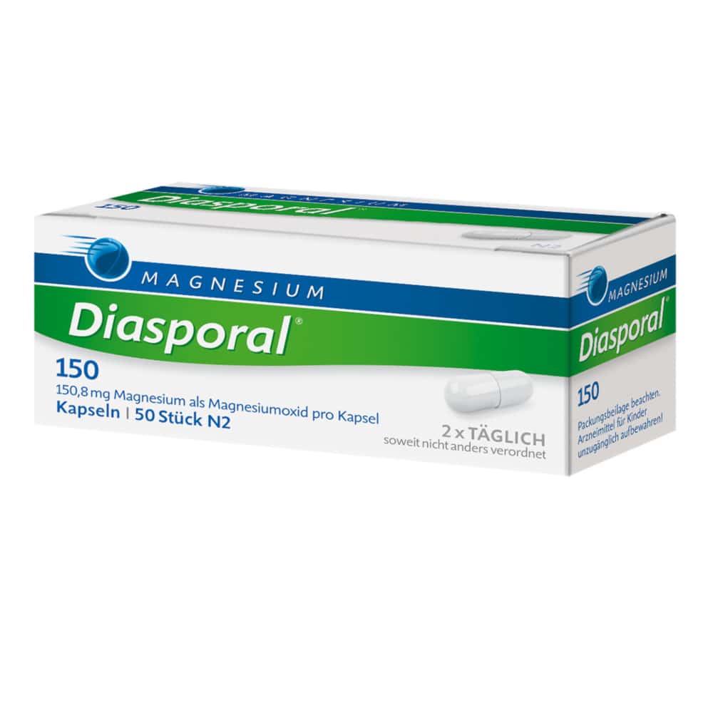 MAGNESIUM Diasporal 150 50 St Kapseln