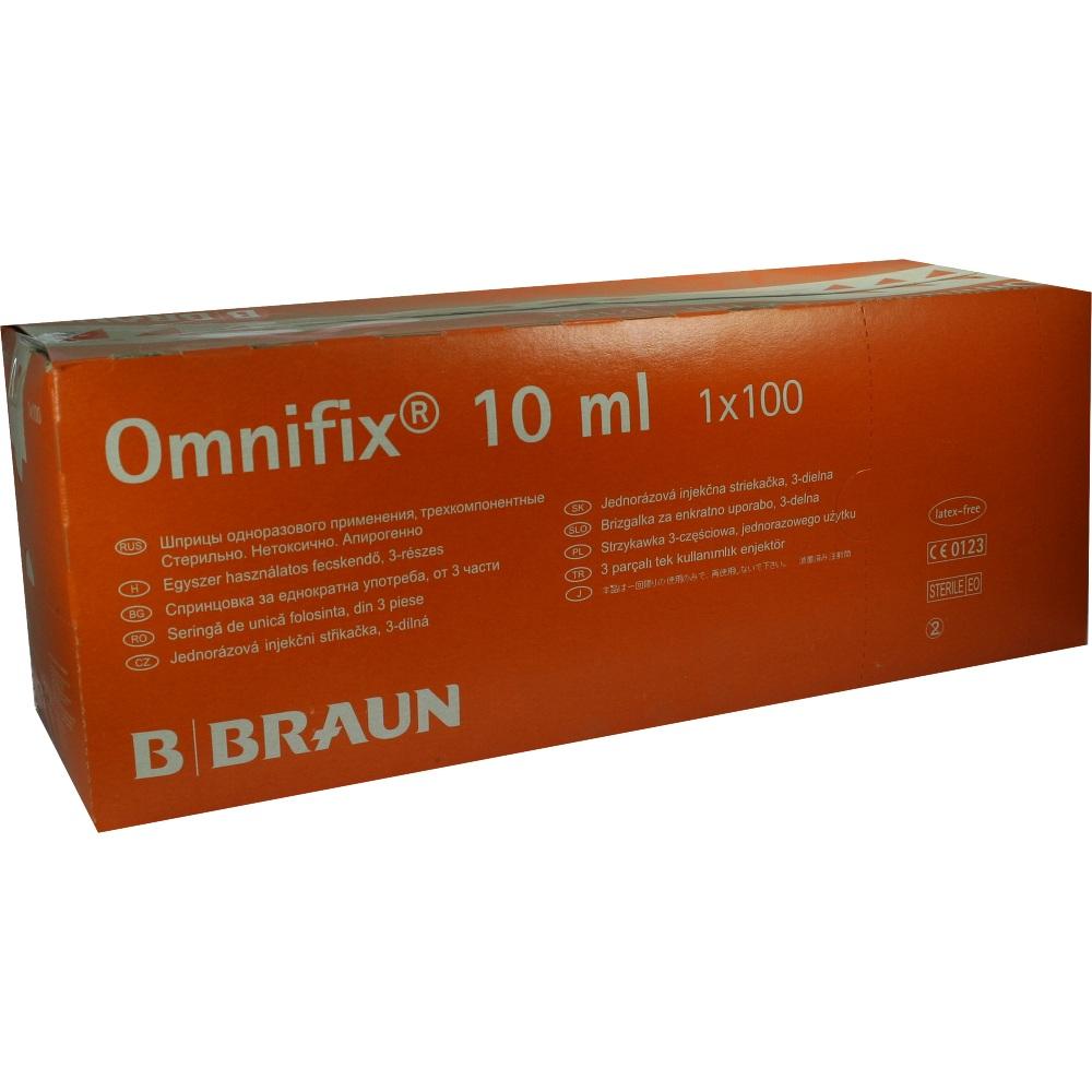 OMNIFIX Solo Spr.10 ml Luer latexfrei 100X10 ml Spritzen