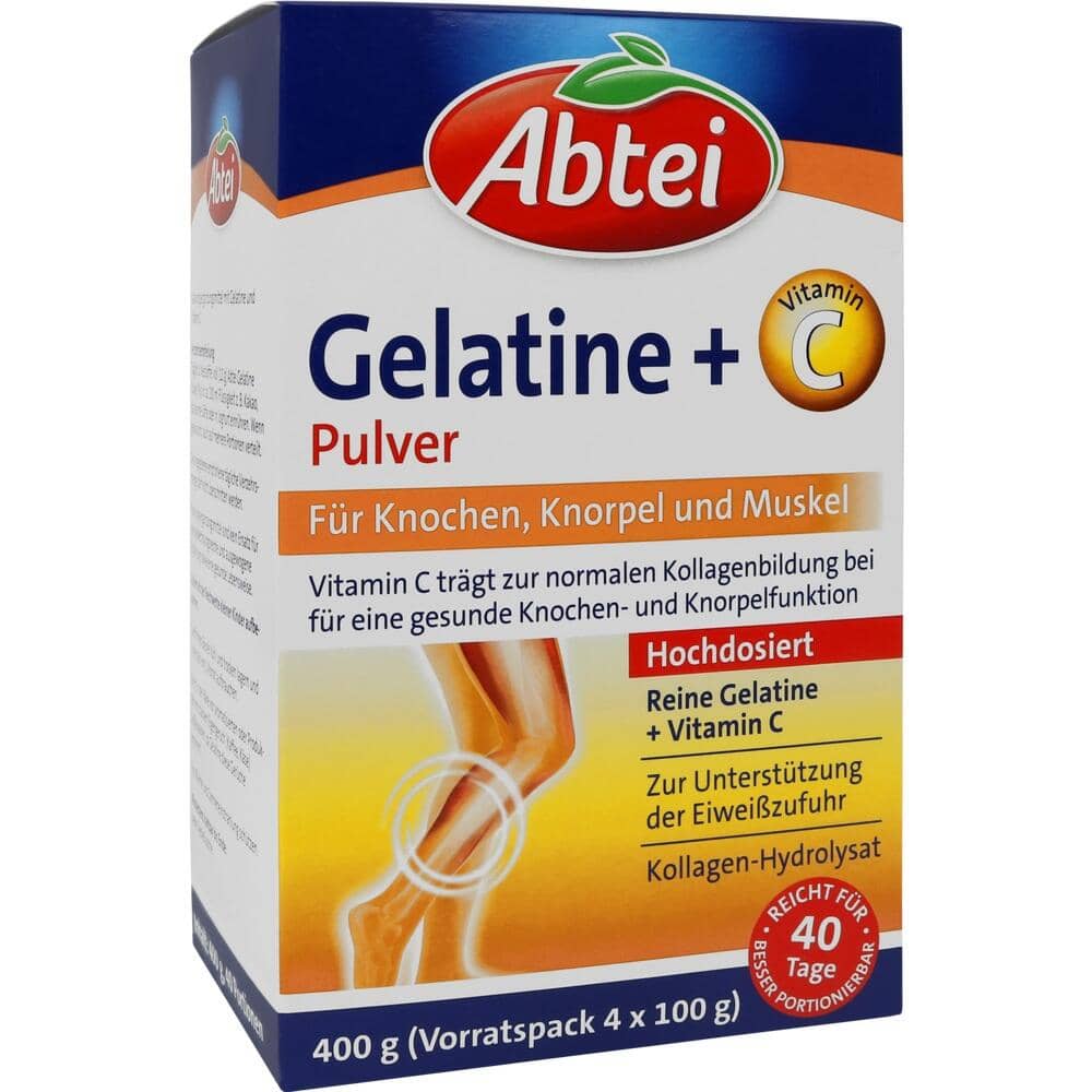 Abtei Gelantine + Vitamin C Pulver 400 g Pulver