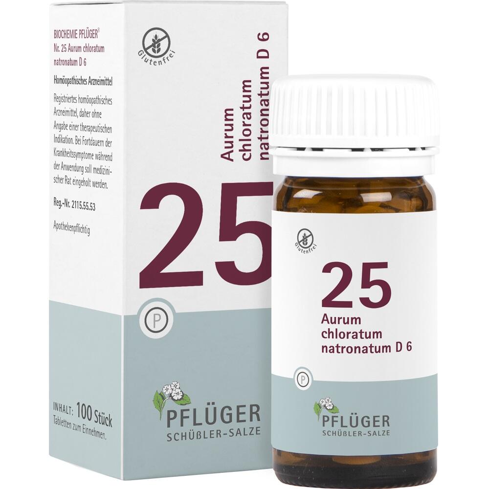 Schüßler-Salz Nr. 25 Aurum chloratum natronatum D6 100 St Tabletten