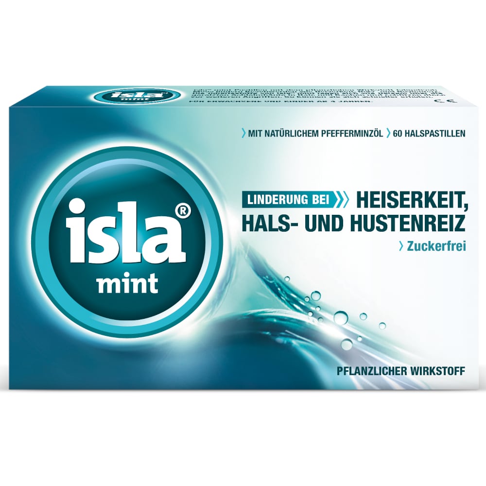 isla mint Halspastillen 60 St Pastillen