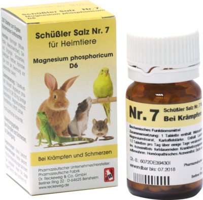 SCHÜSSLER SALZ Nr.7 Magnesium phos.D 6 f.Heimtiere 200 St Tabletten