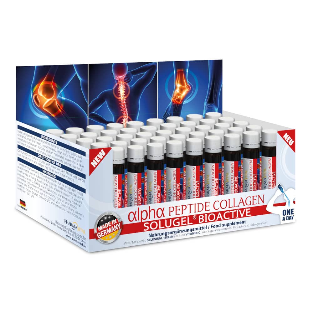 alpha PEPTIDE COLLAGEN Active Gel Trinkampullen 50X25 ml Trinkampullen