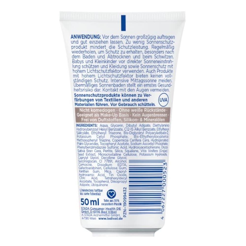 Ladival Antioxidativ Sonnenschutz-Creme Gesicht LSF 50+ 50 ml Creme
