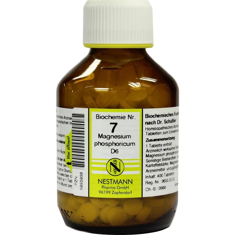 BIOCHEMIE 7 Magnesium phosphoricum D 6 Tabletten 400 St Tabletten