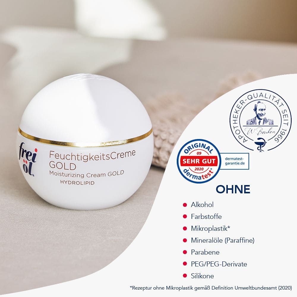 frei öl HYDROLIPID FeuchtigkeitsCreme GOLD 50 ml Creme