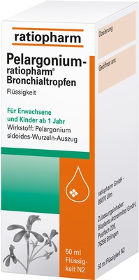 Pelargonium-ratiopharm Bronchialtropfen 50 ml Flüssigkeit