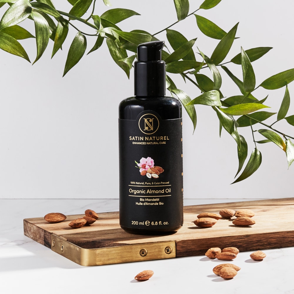 SATIN NATUREL Organic Almond Oil 200 ml Öl