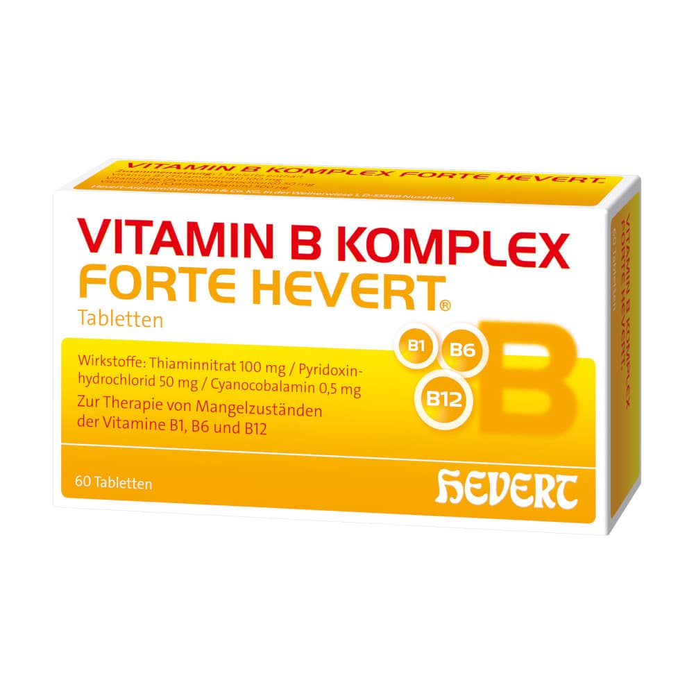VITAMIN B KOMPLEX FORTE HEVERT 60 St Tabletten