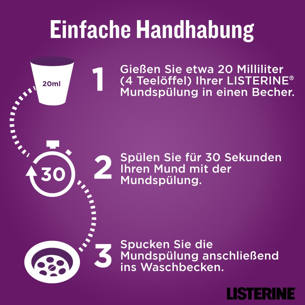 LISTERINE Total Care Zahn-Schutz  500 ml Lösung