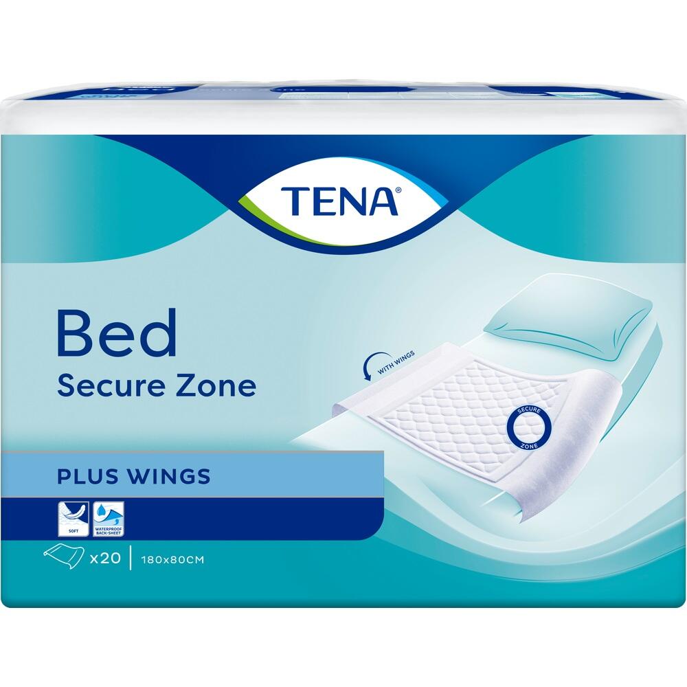 TENA Bed Unterlage Plus wings 180x80cm 4X20 St