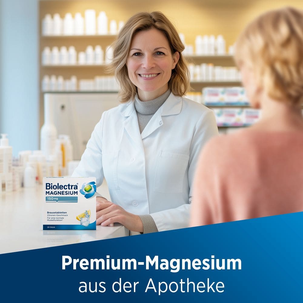 Biolectra MAGNESIUM 150mg Zitrone 40 St Brausetabletten