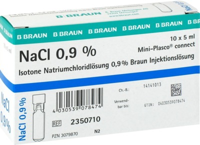 KOCHSALZLÖSUNG 0,9% Miniplasco connect 10X5 ml Injektionslösung