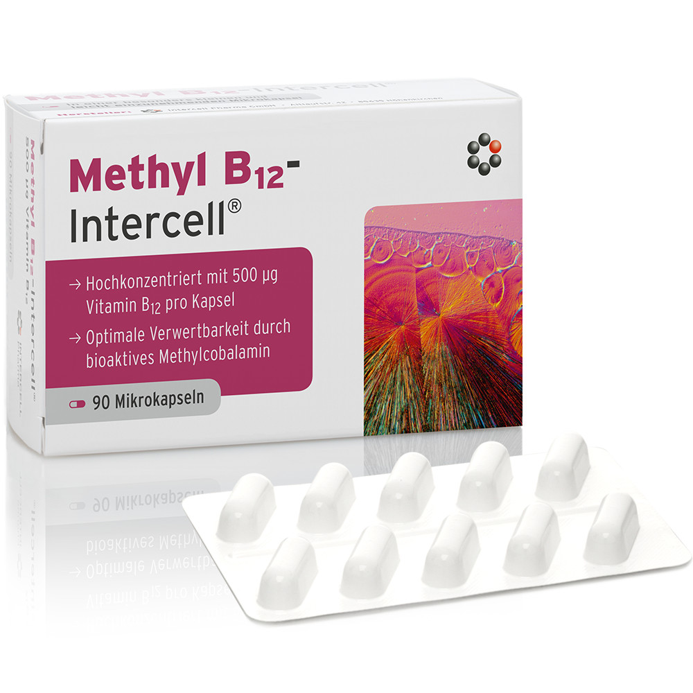 Methyl B12 Intercell 90 St Kapseln magensaftresistent
