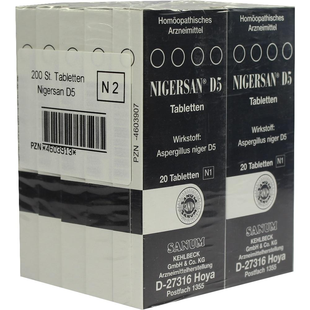 NIGERSAN D 5 Tabletten 10X20 St Tabletten