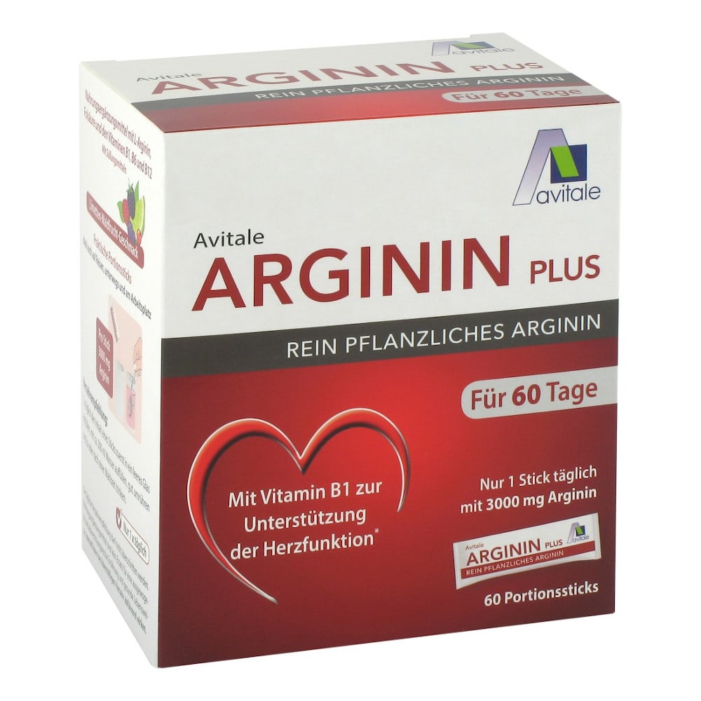 Avitale ARGININ Plus mit Vitamin B1 60X5.9 g Pulver