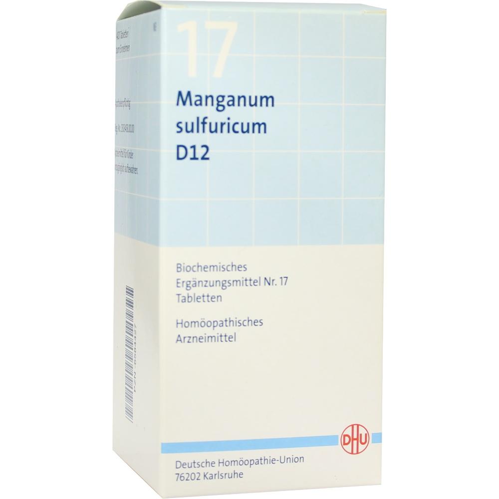 DHU Schüssler-Salz Nr. 17 Manganum sulfuricum D 12 Tabletten 420 St Tabletten