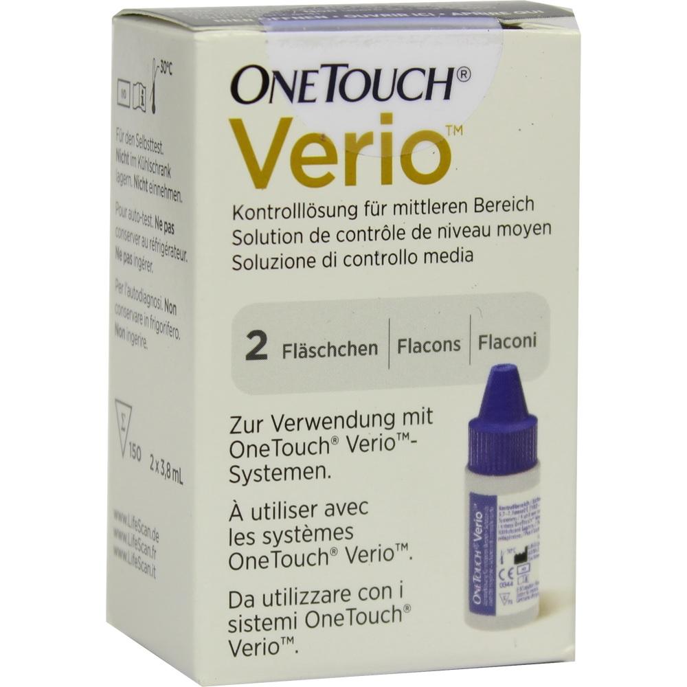ONE TOUCH Verio Kontrolllösung mittel 2X3.8 ml Lösung