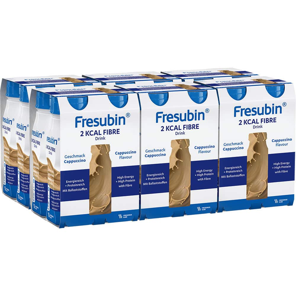 Fresubin 2 kcal Fibre Trinknahrung Cappuccino 24X200 ml Lösung