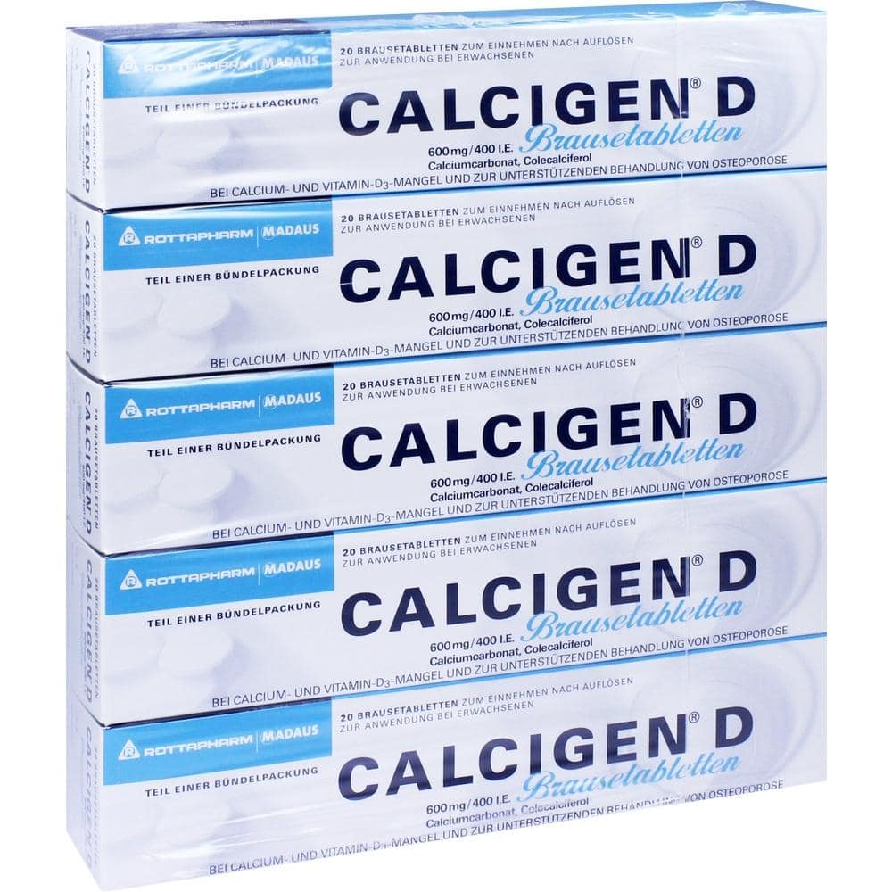 CALCIGEN D 600mg/400 I.E. 100 St Brausetabletten