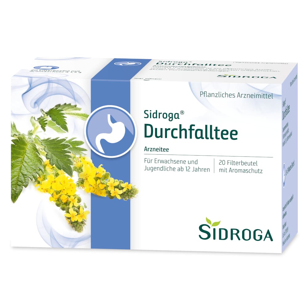 Sidroga Durchfalltee 20X1.5 g Filterbeutel