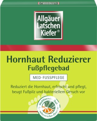 Allgäuer Latschen Kiefer Hornhaut Reduzierer Fußpflegebad  10X10 g Bad