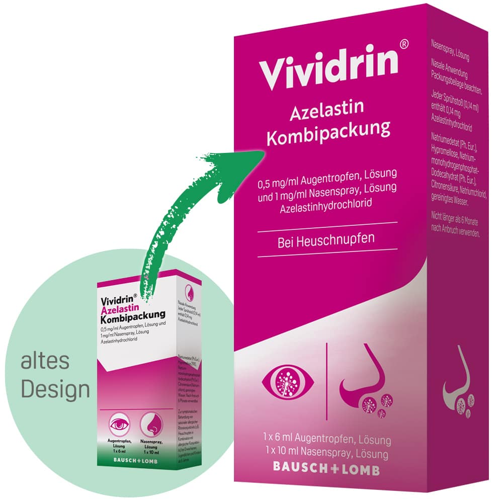 Vividrin Azelastin Kombipackung  1 Packung Kombipackung