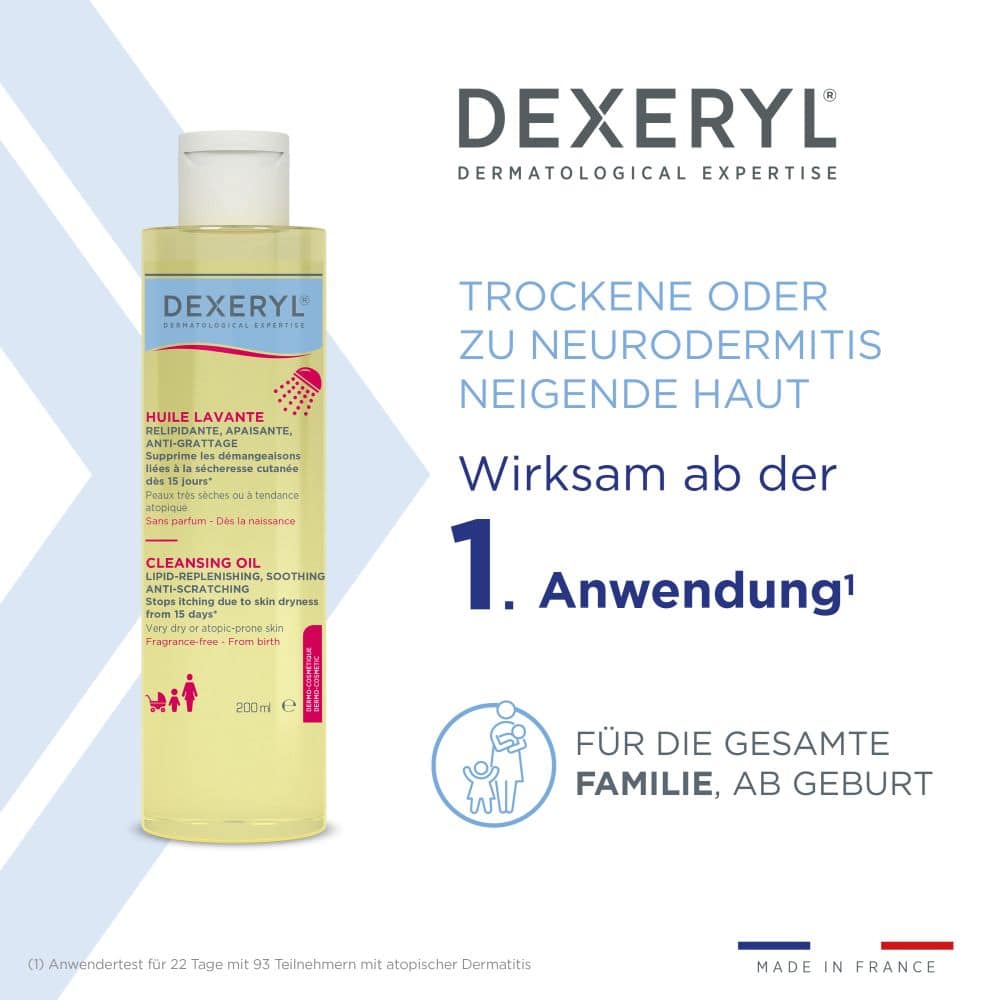 DEXERYL REINIGUNGSÖL 200 ml Duschgel
