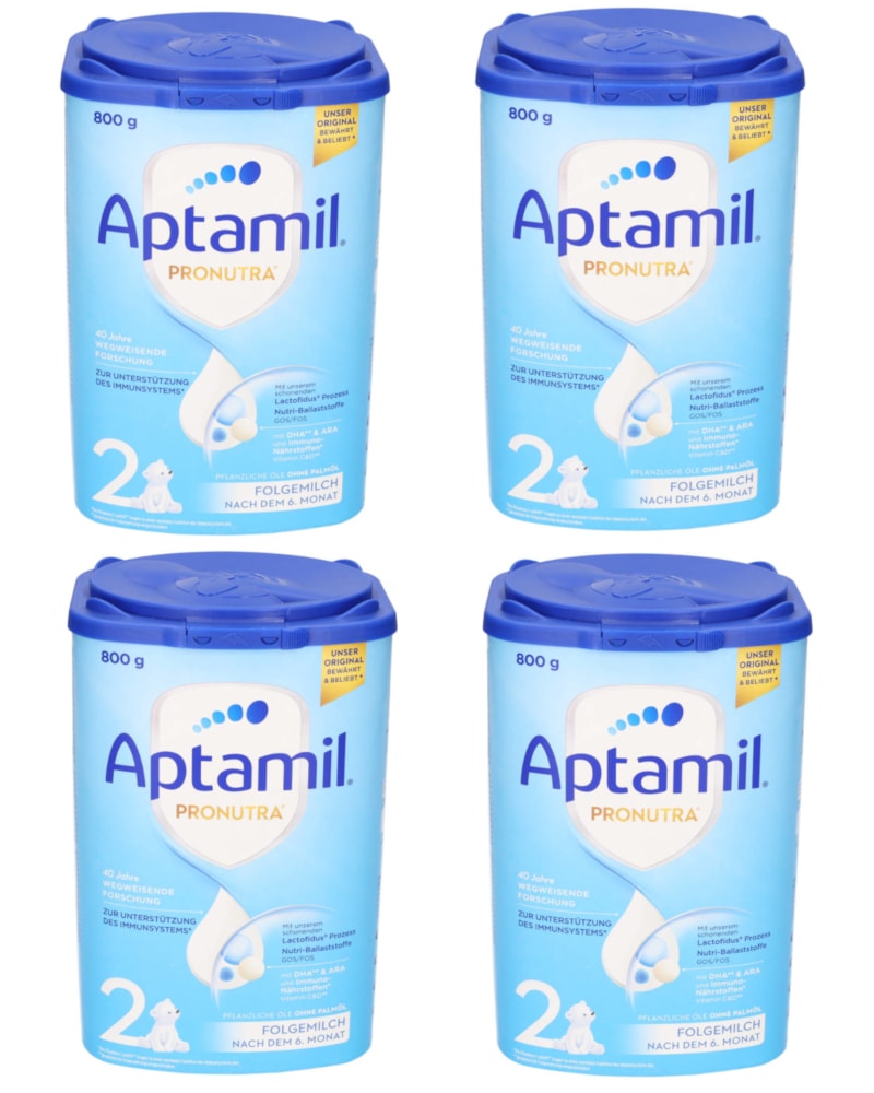 Aptamil PRONUTRA 2 FOLGEMILCH 4er Set 4X800 g Pulver