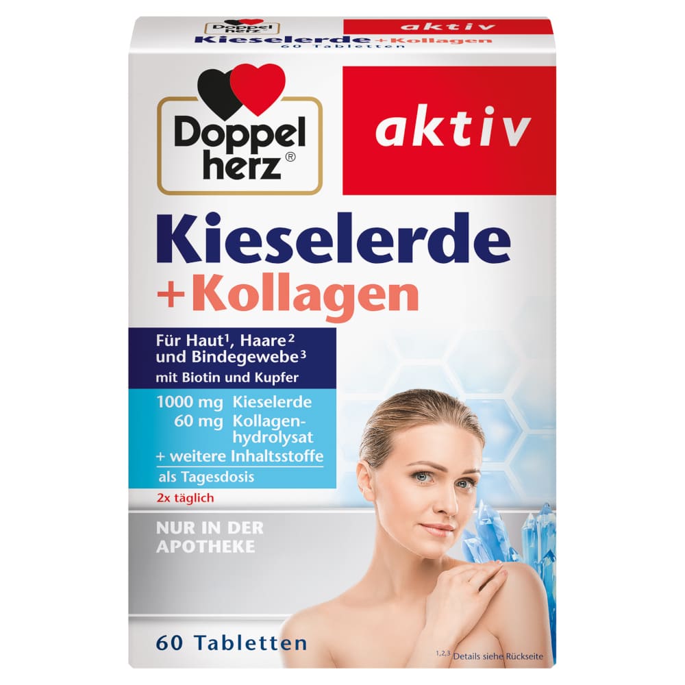 Doppelherz aktiv Kieselerde + Kollagen 60 St Tabletten